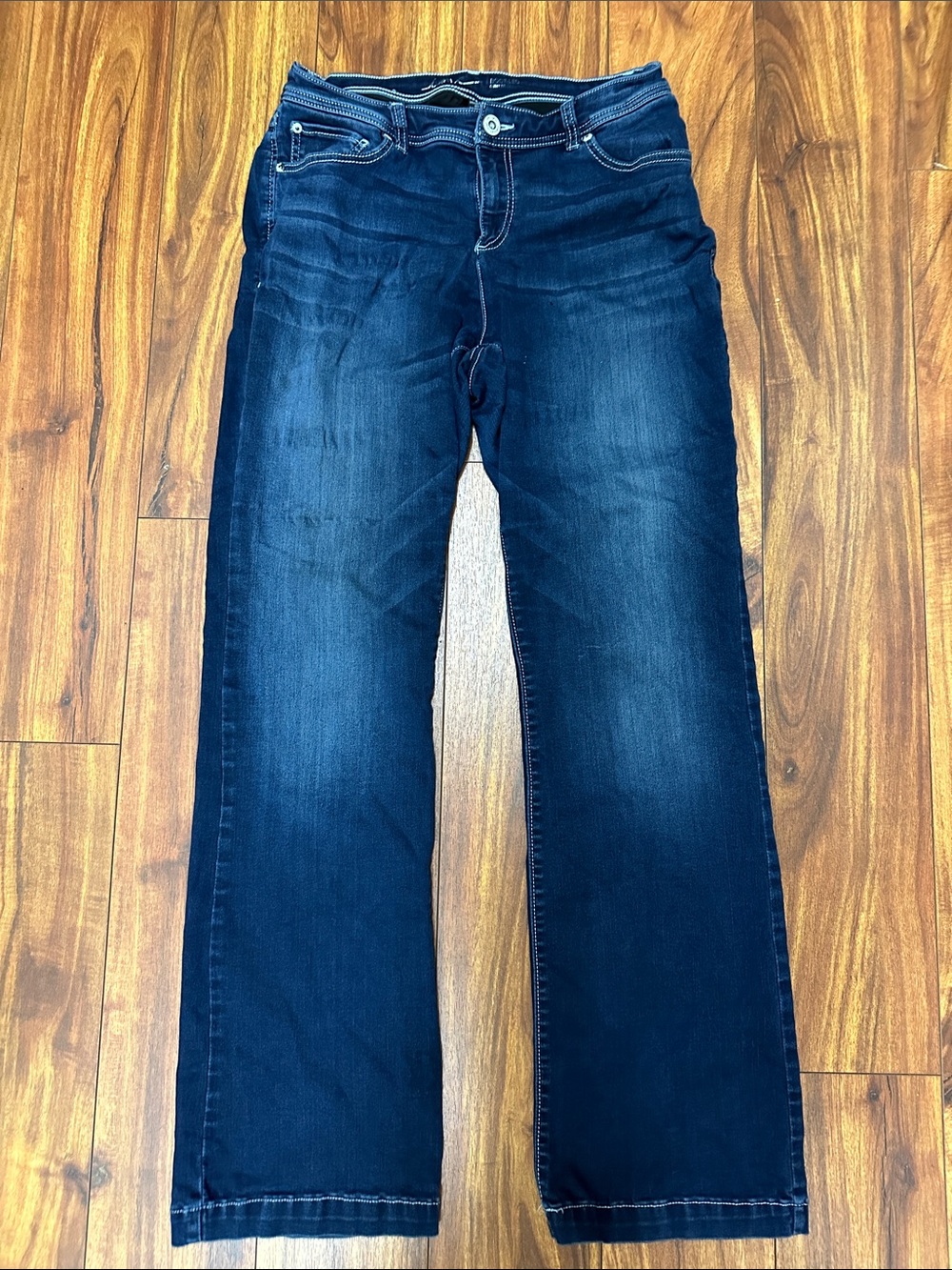 INC International Concepts Dark Boot cut Jeans size 12